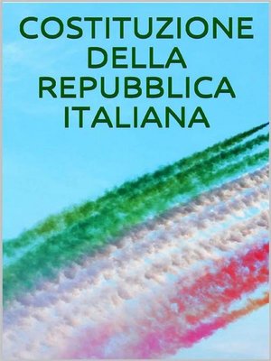 cover image of Costituzione della Repubblica Italiana